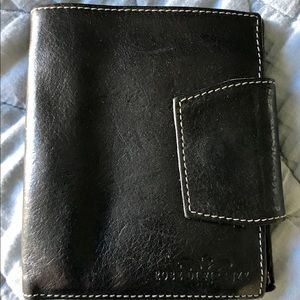 Mens Robe Di Firenze Italian leather bifold wallet